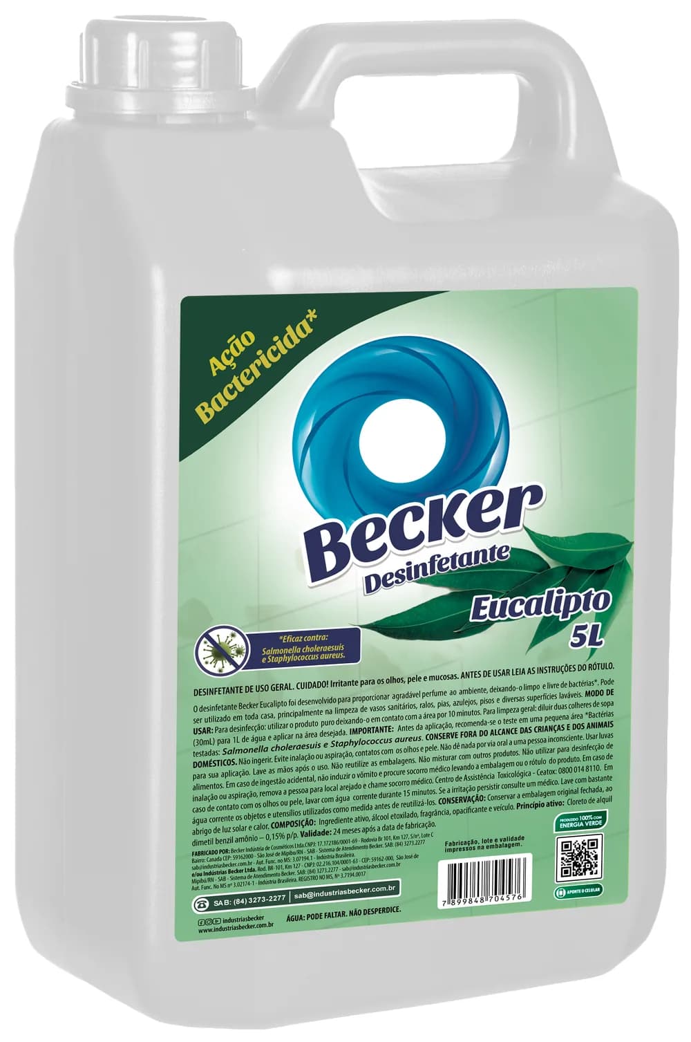 BECKER DESINFETANTE EUCALIPTO 05 LTS