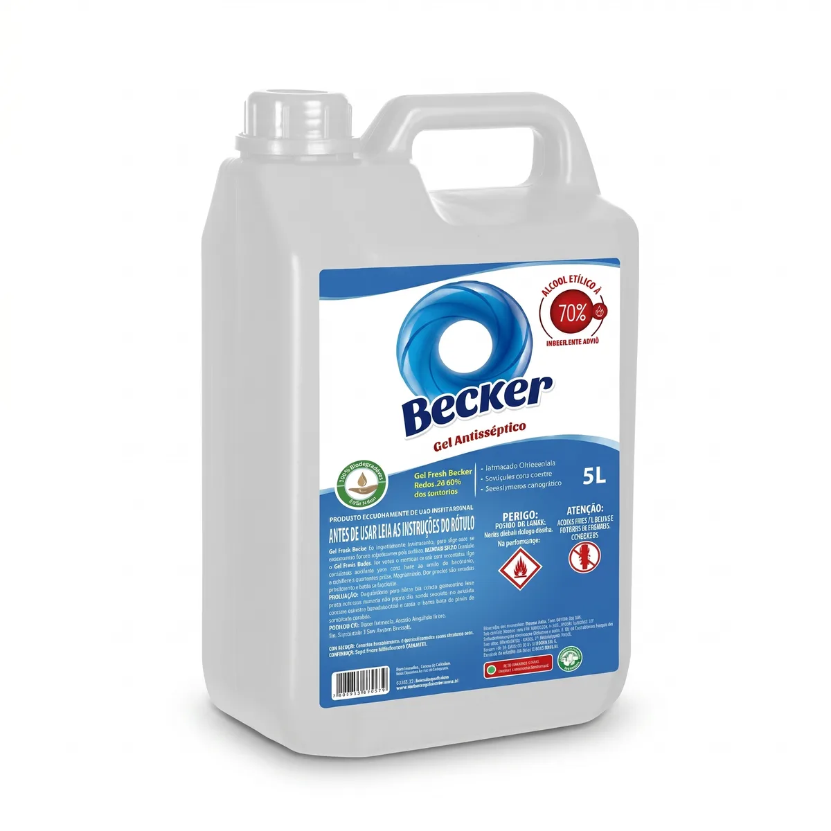 ALCOOL ETILICO 70 INPM 5LT