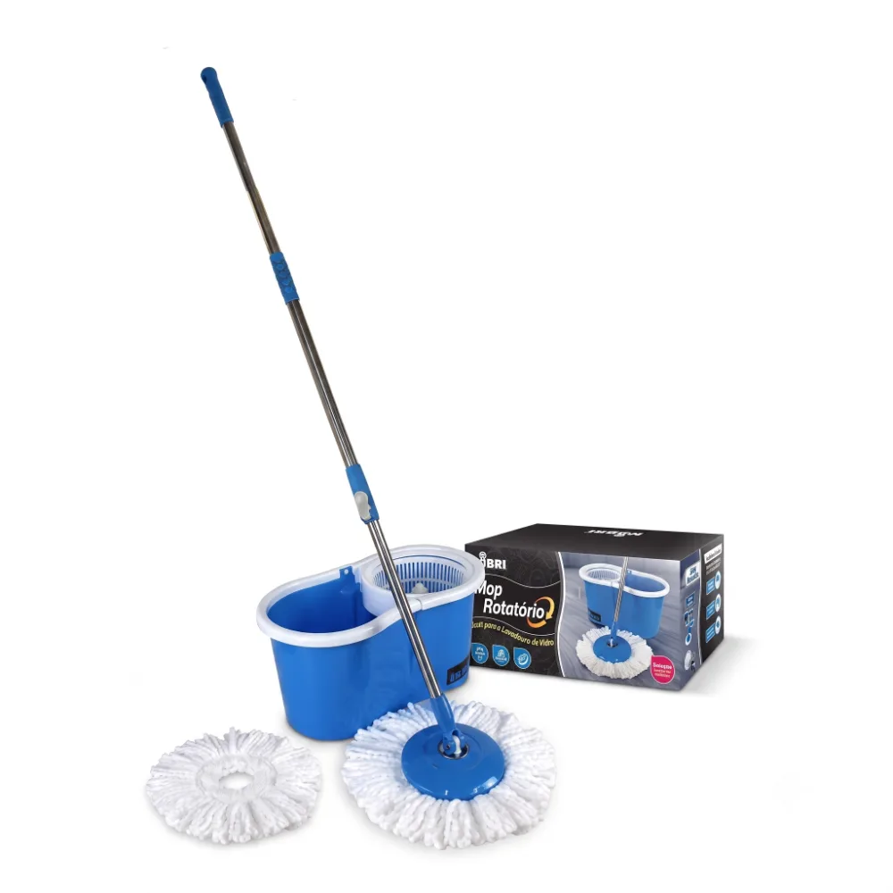 MOP ROTATÓRIO (balde 13L c/cesto plastico e 1 refil)