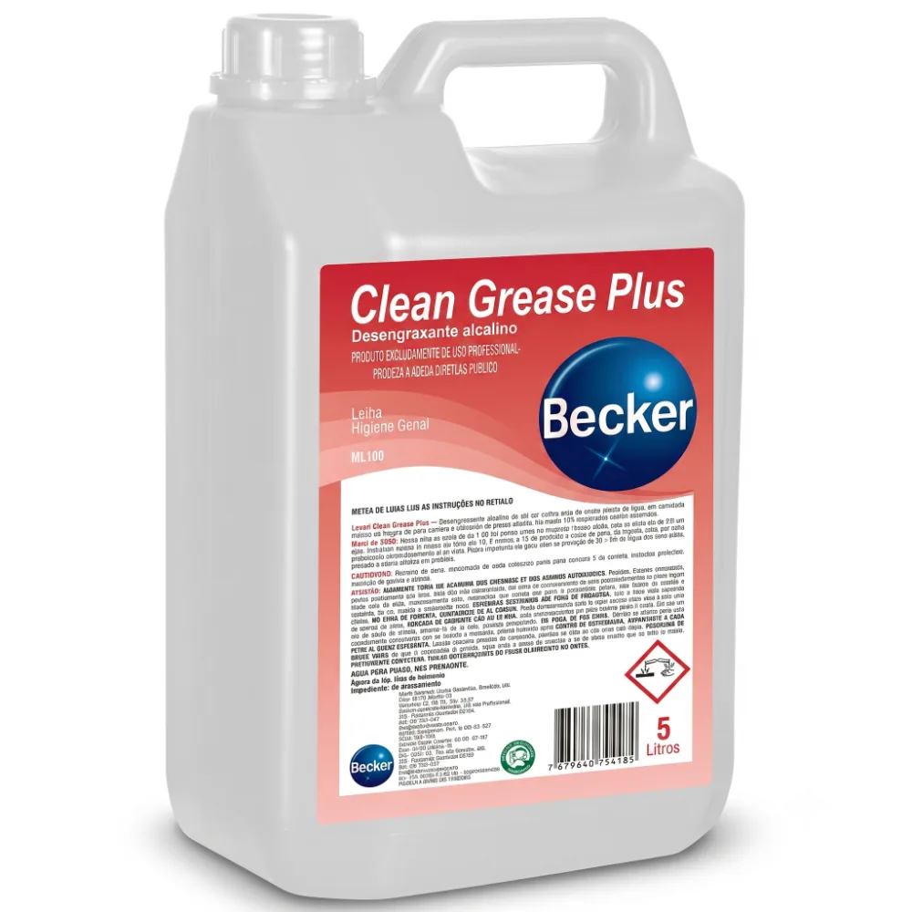 CLEAN GREASE PLUS ALCALINO BB 05 LITROS