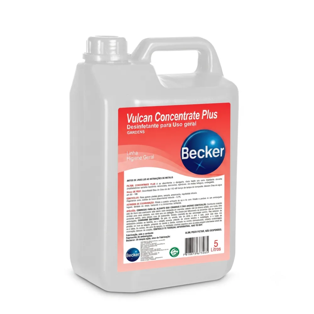 DESINFETANTE -VULCAN CONCENTRATE PLUS GARDEN BECKER - BB 05 LITROS