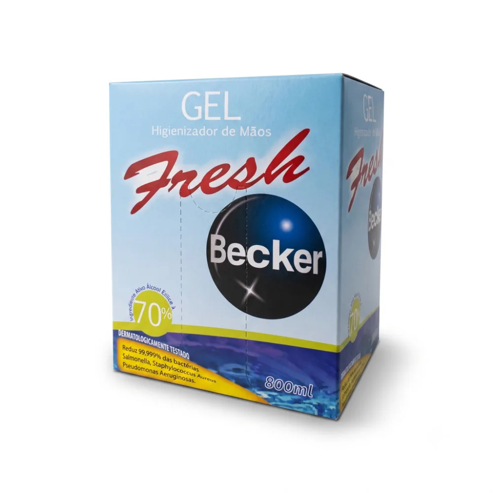 REFIL GEL FRESH BECKER - ALCOOL 70% 800 ML
