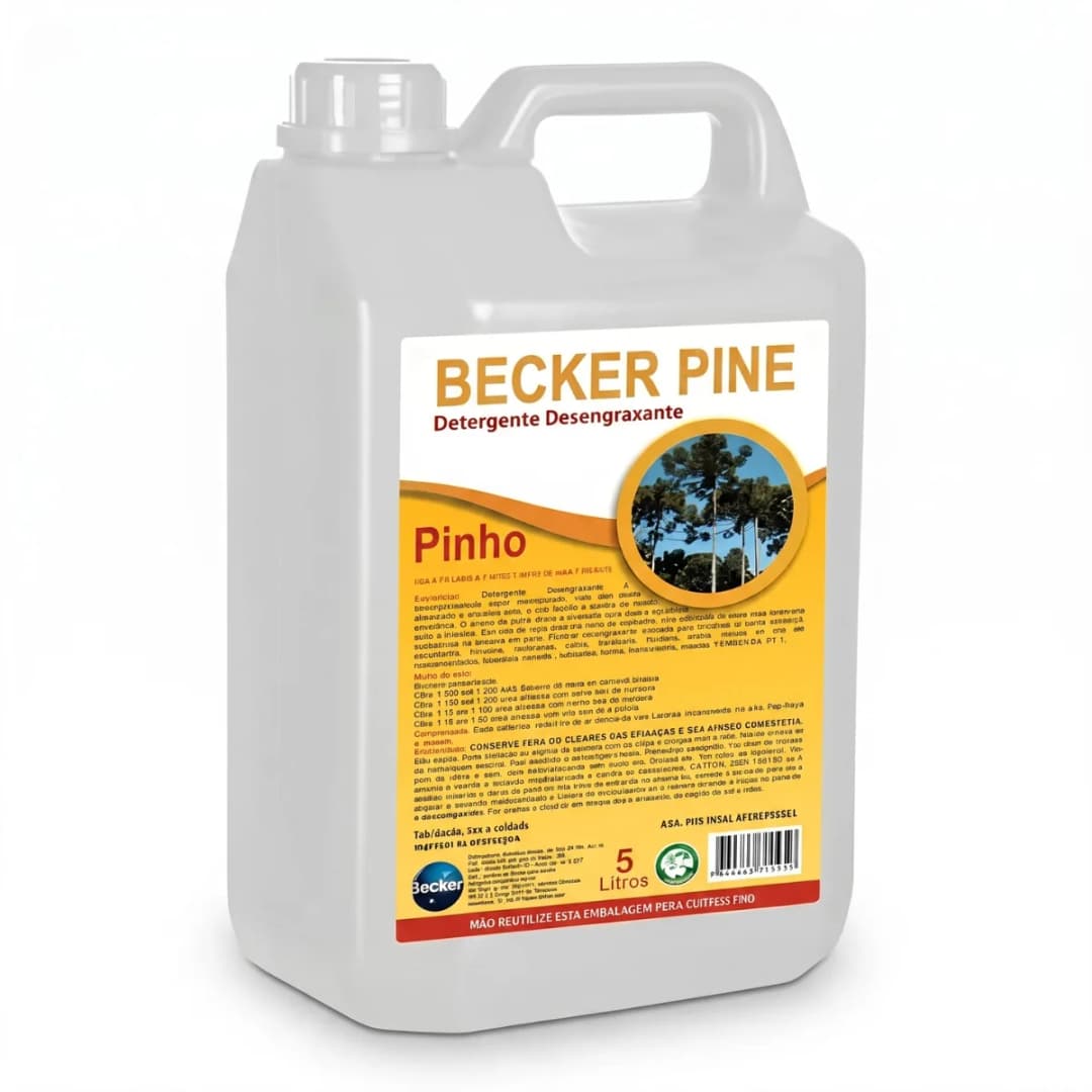 DETERGENTE DESENGRAXANTE BECKER PINE - BB 05 LITROS