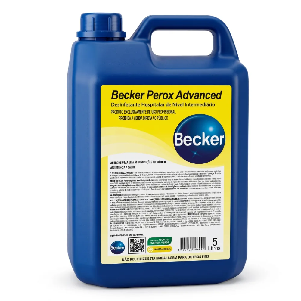 DESINFETANTE HOSPITALAR BECKER PEROX ADVANCED 05 LITROS
