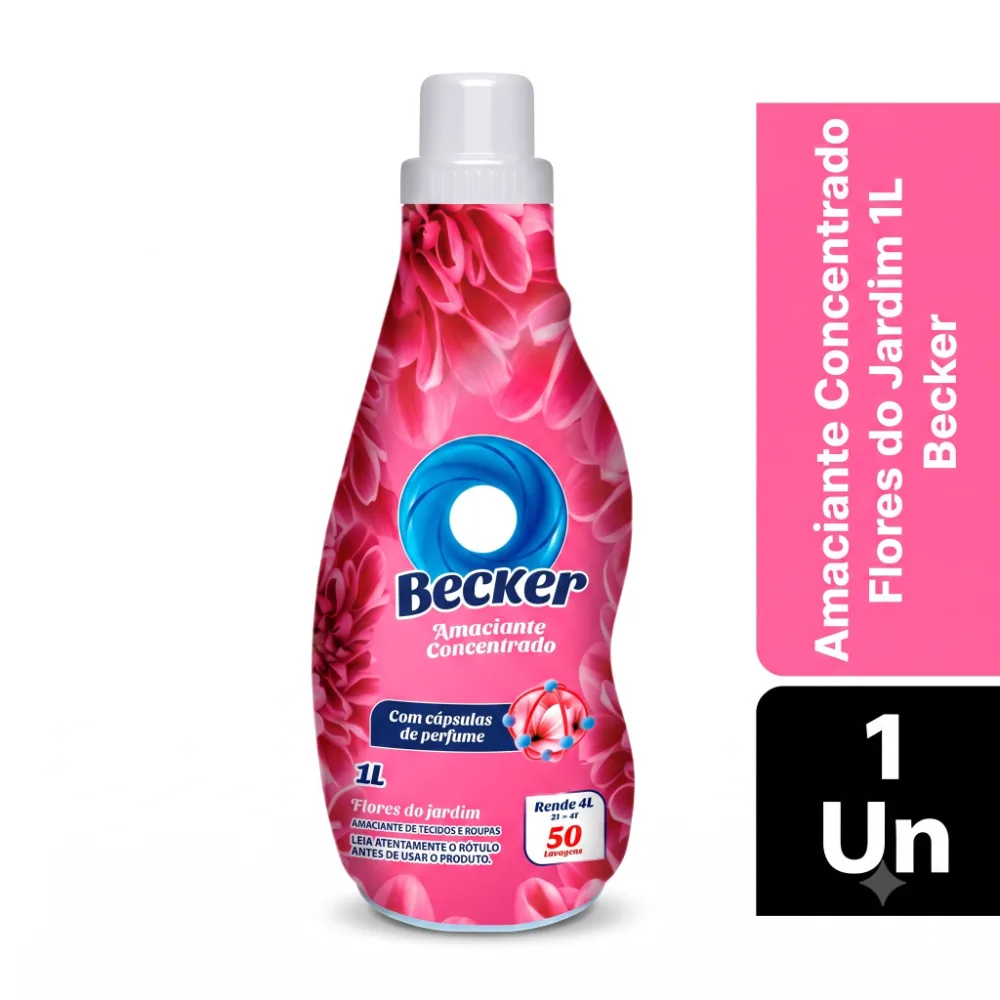 BECKER AMACIANTE CONCENTRADO FLORES DO JARDIM 1L