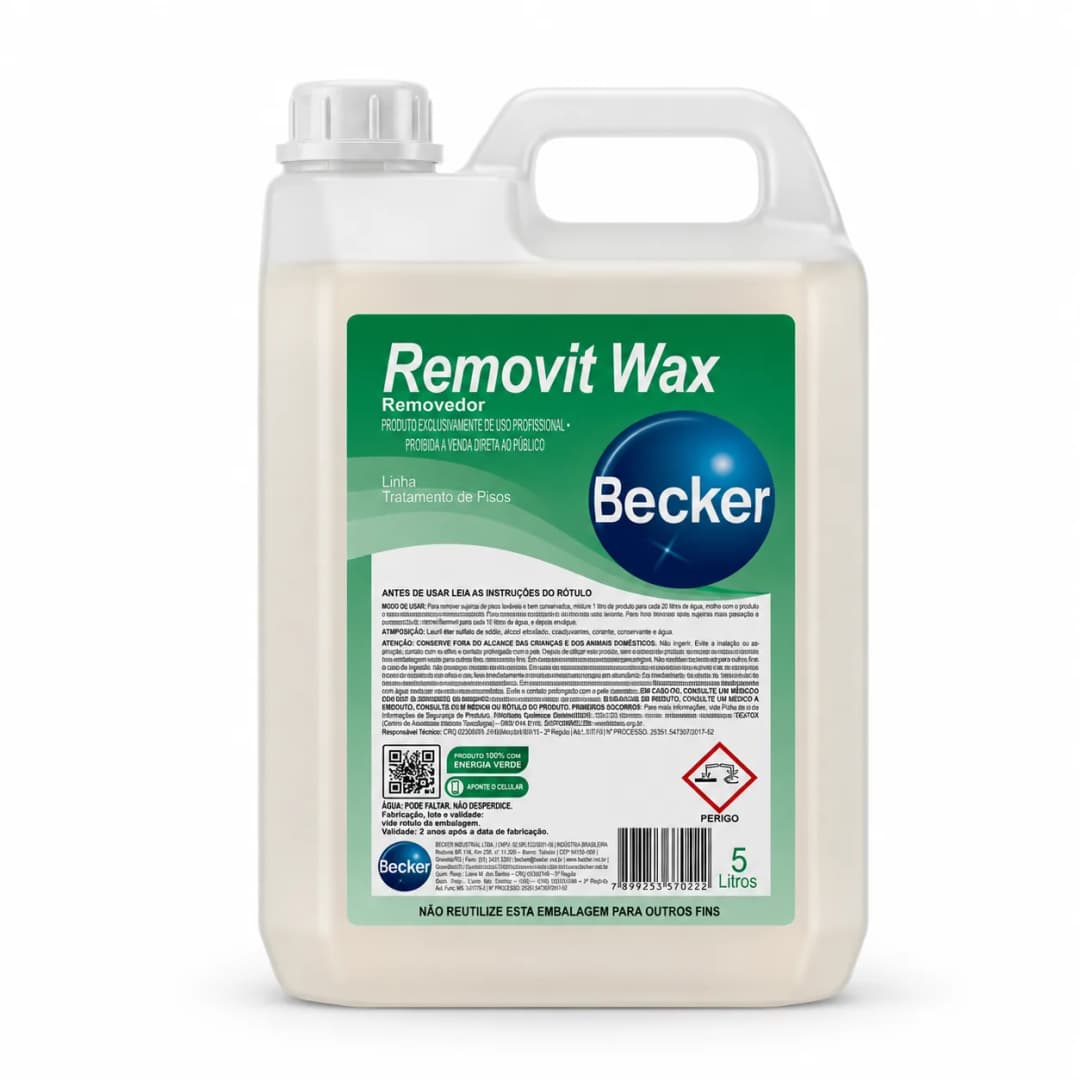 REMOVEDOR DE CERA REMOVIT WAX - BB 05 LITROS