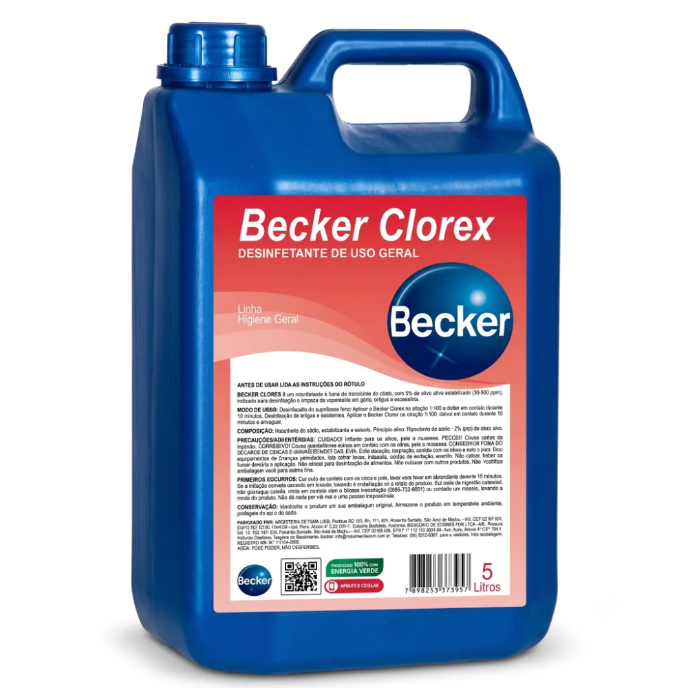 BECKER CLOREX USO GERAL - BB 05 LITROS