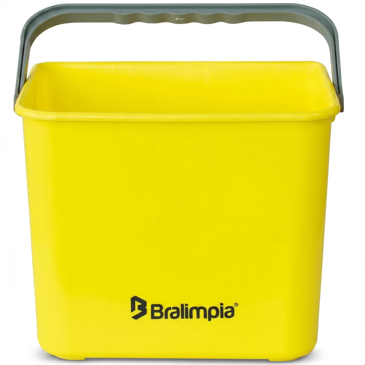 BALDE PLASTICO 04 LTS AMARELO C/ALÇA