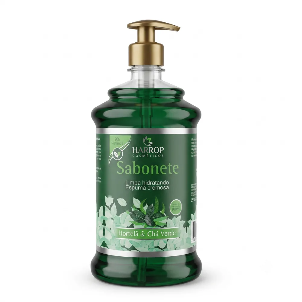 HARROP SAB. CREM. HORTELA E CHA VERDE - 500 ML