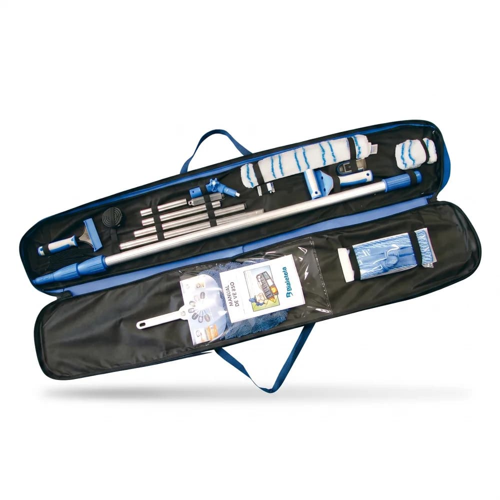 KIT LIMPA VIDROS MASTER COM BOLSA