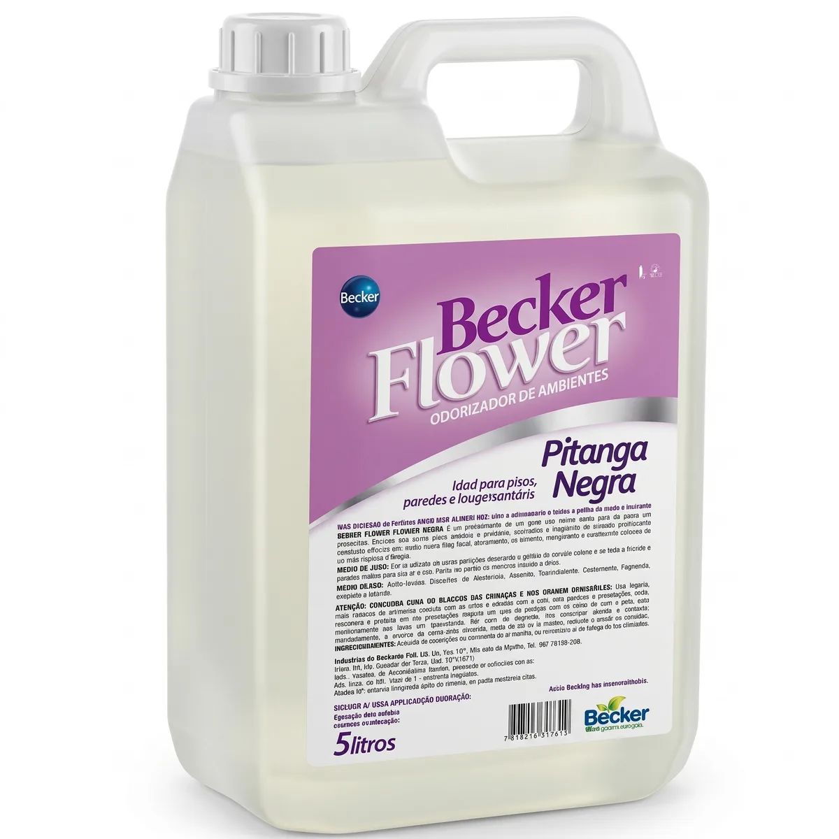 ODORIZADOR DE AMBIENTE BECKER FLOWER - PITANGA NEGRA BB 05 LITROS