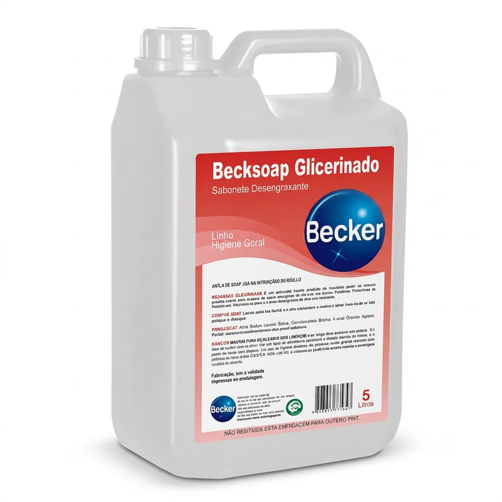 SABONETE GLICERINADO BECKERSOAP 5 Litros