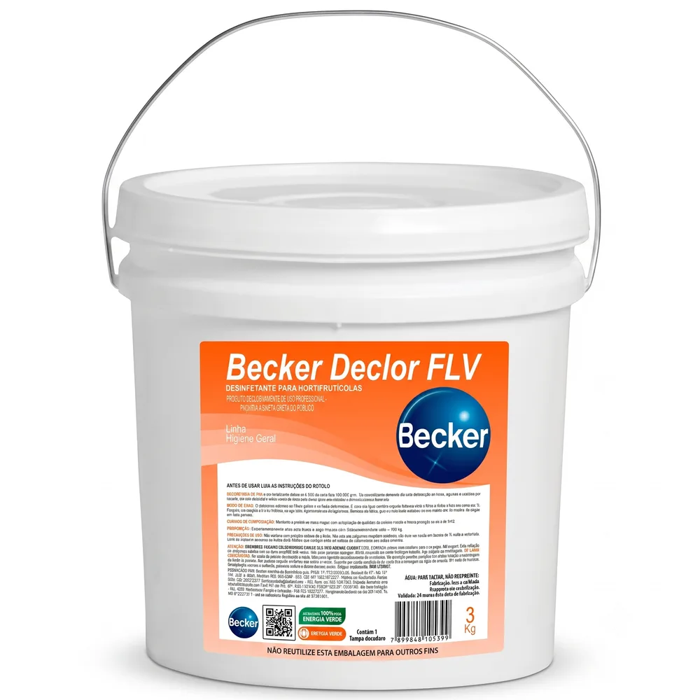 SANITIZANTE HORTIFRUTíCULAS - BECKER DECLOR