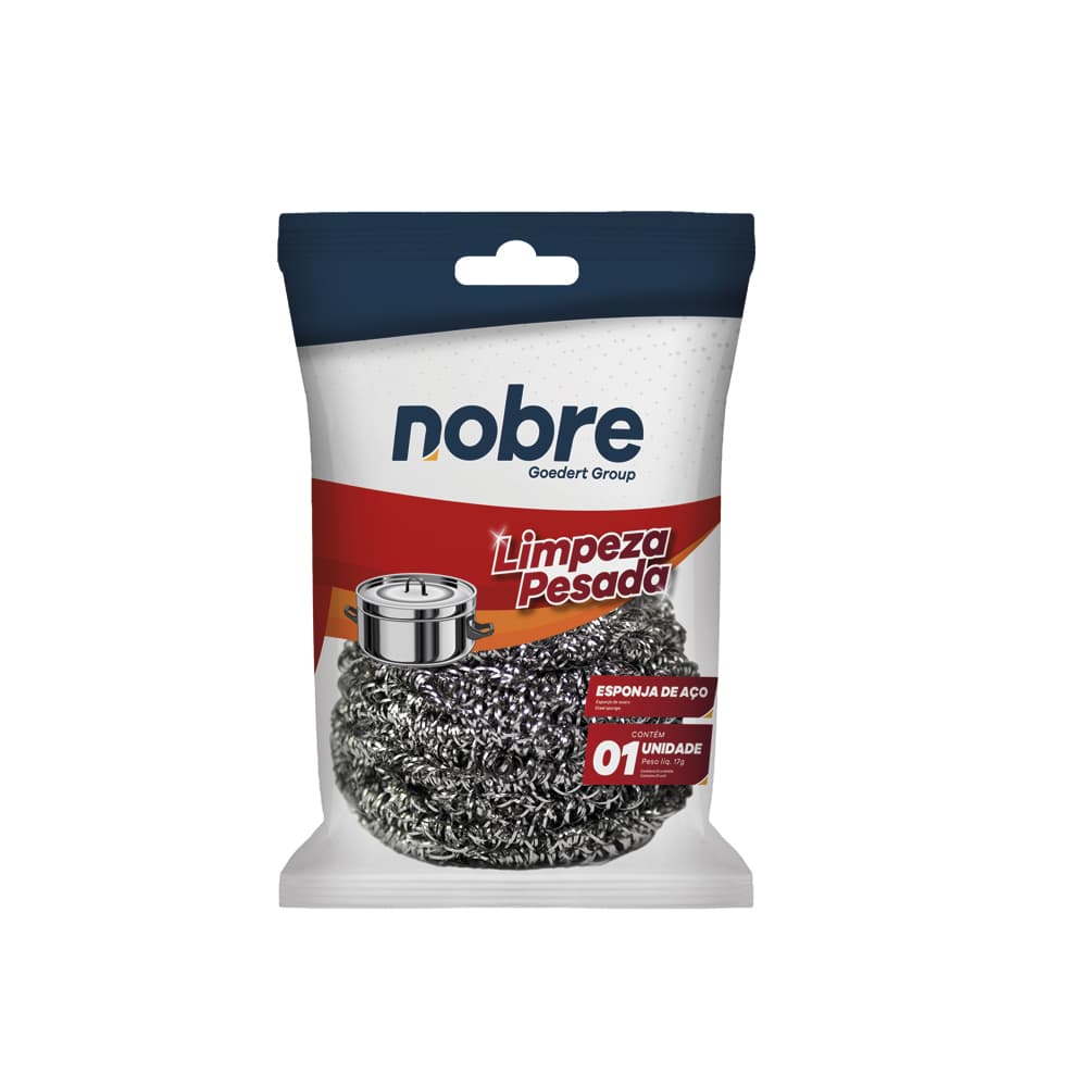 ESPONJA LIMPEZA PESADA (aco inox) MAX NOBRE