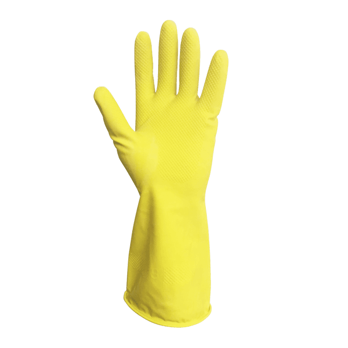 LUVA LATEX M - AMARELA